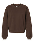 Women's ReFlex Fleece Crewneck Sweatshirt 7.6 oz With Logo Embroidery