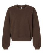 Women's ReFlex Fleece Crewneck Sweatshirt 7.6 oz With Logo Embroidery
