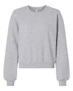 Women's ReFlex Fleece Crewneck Sweatshirt 7.6 oz With Logo Embroidery