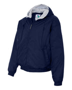 Unisex Fleece Lined Hooded Jacket With Embroidery Logo