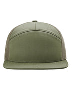 Seven-Panel Trucker Cap - 168 With Embroidery Logo