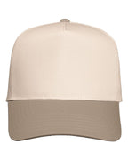 Five-Panel Twill Cap - 8869 With Embroidery Logo
