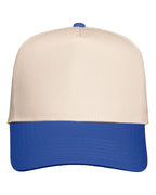 Five-Panel Twill Cap - 8869 With Embroidery Logo