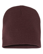 8 1/2" Beanie - 1500KC With Embroidery Logo