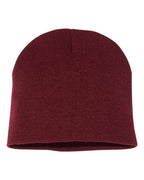 8 1/2" Beanie - 1500KC With Embroidery Logo
