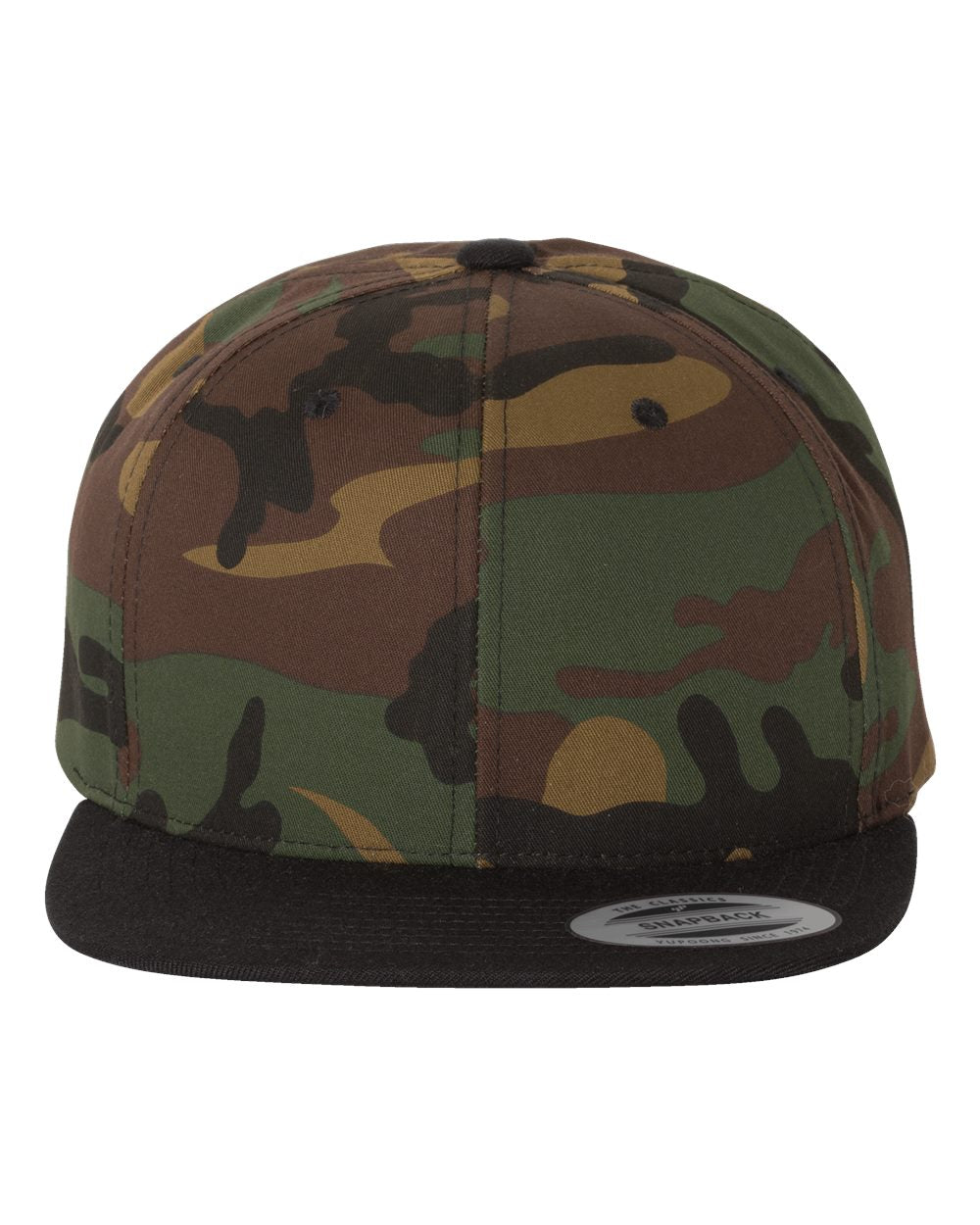 Premium Flat Bill Snapback Cap With Embroidery Logo