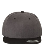 Premium Flat Bill Snapback Cap With Embroidery Logo