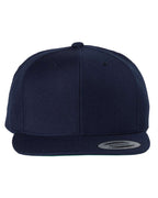 Premium Flat Bill Snapback Cap With Embroidery Logo